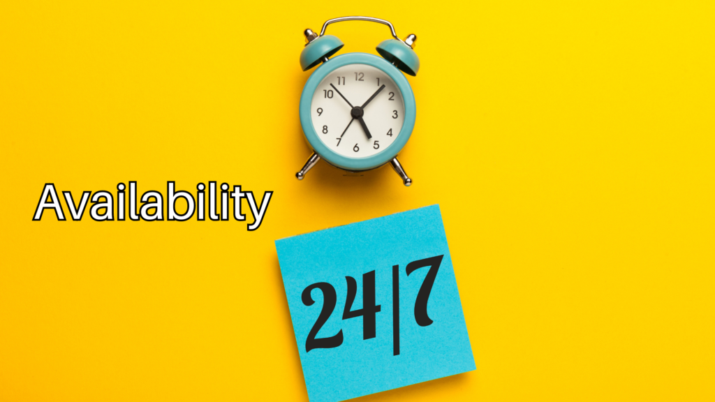 24x7 Availability with Website