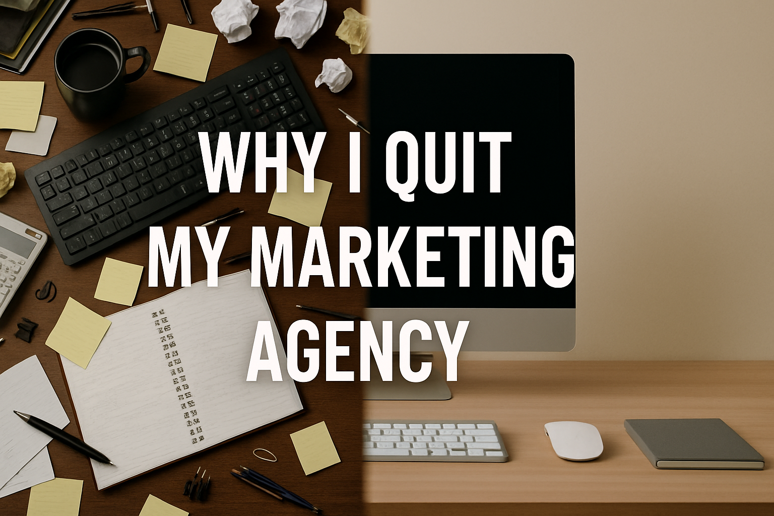 Why I Quit my Marketing Agency
