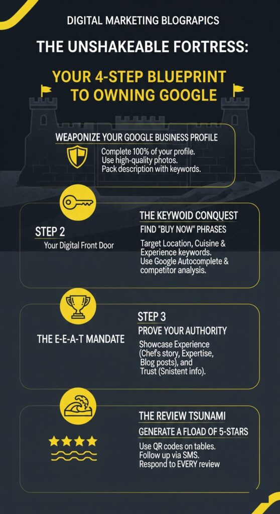 4 step blueprint to owning google local search for best restaurant in kanke