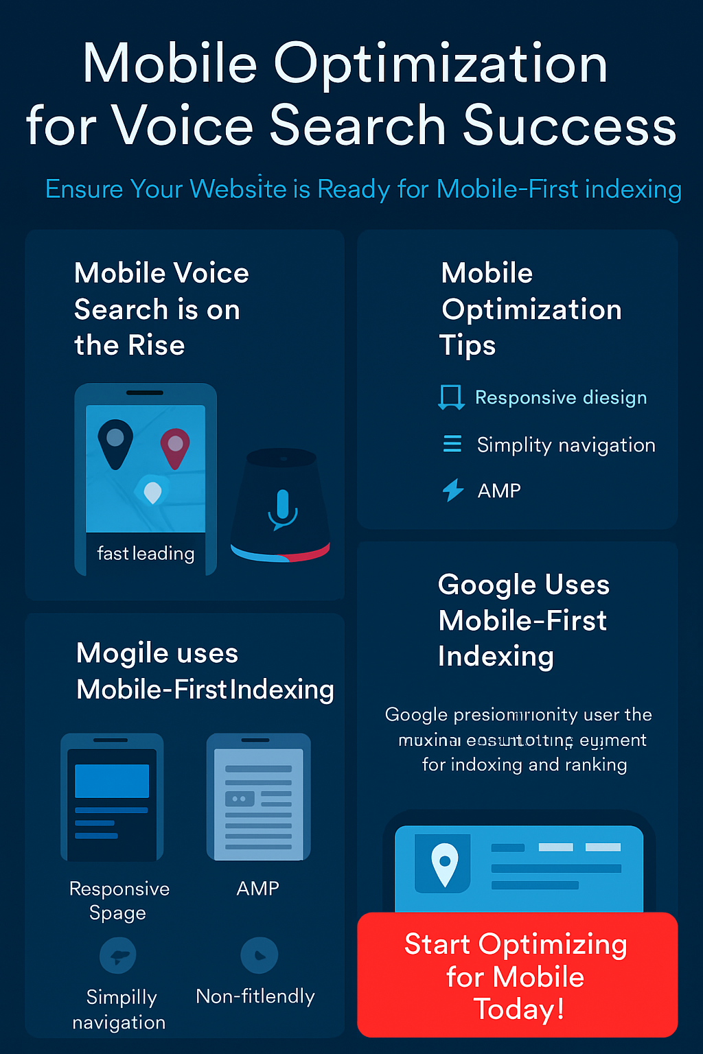 Mobile optimization for voice search success