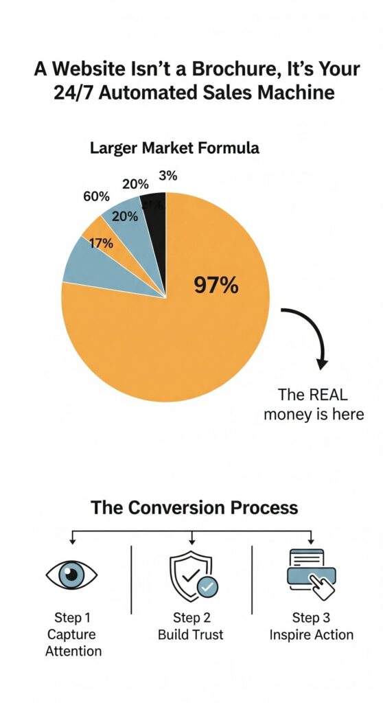 website as an automated sales machine